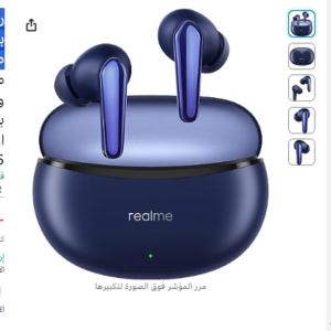 ريلمي سماعات اذن لاسلكية بادز اير 3 نيو مع مشغل صوت جهوري ديناميكي 10